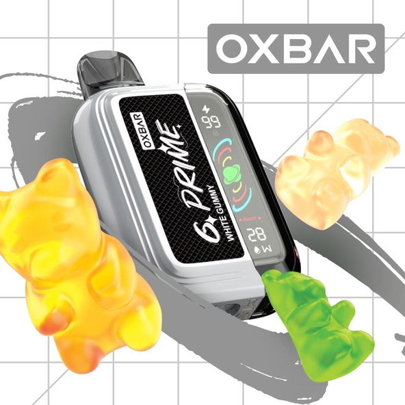 Oxbar G Prime 25K White Gummy - 5% Nicotine - Vape Outlet South Africa