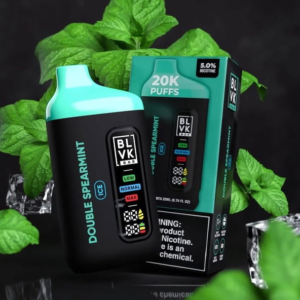 Blvk Bar 20K Double Spearmint Ice - 5% Nicotine - Vape Outlet South Africa