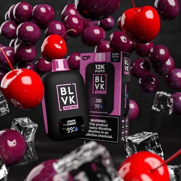 Blvk Bar Mini Grape Cherry Ice - 5% Nicotine - Vape Outlet South Africa
