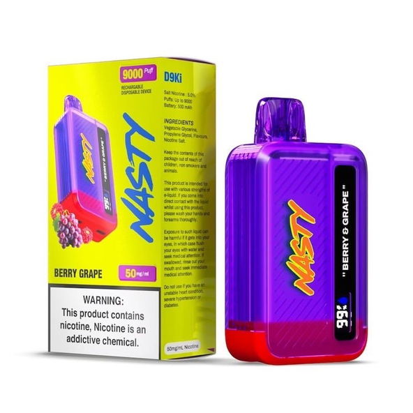 Nasty Bar 9K Berry & Grape - 5% Nicotine - Vape Outlet South Africa