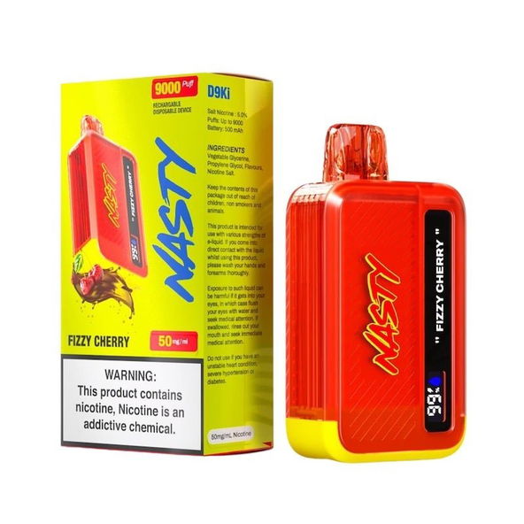 Nasty Bar 9K Fizzy Cherry - 5% Nicotine - Vape Outlet South Africa