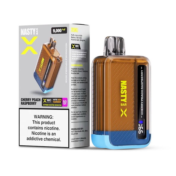 Nasty Bar 9K X Cherry Peach Raspberry - 5% Nicotine - Vape Outlet South Africa