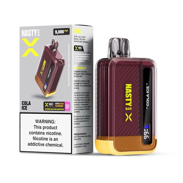Nasty Bar 9K X Cola Ice - 5% Nicotine - Vape Outlet South Africa