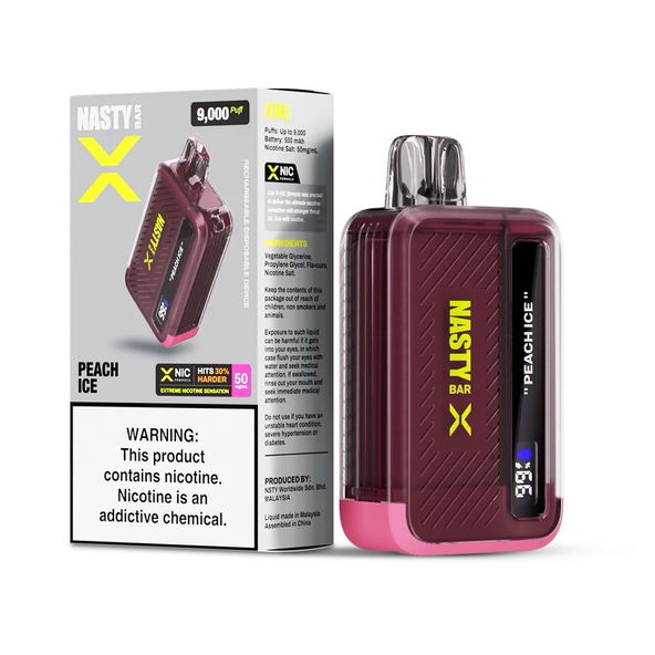 Nasty Bar 9K X Peach Ice - 5% Nicotine - Vape Outlet South Africa