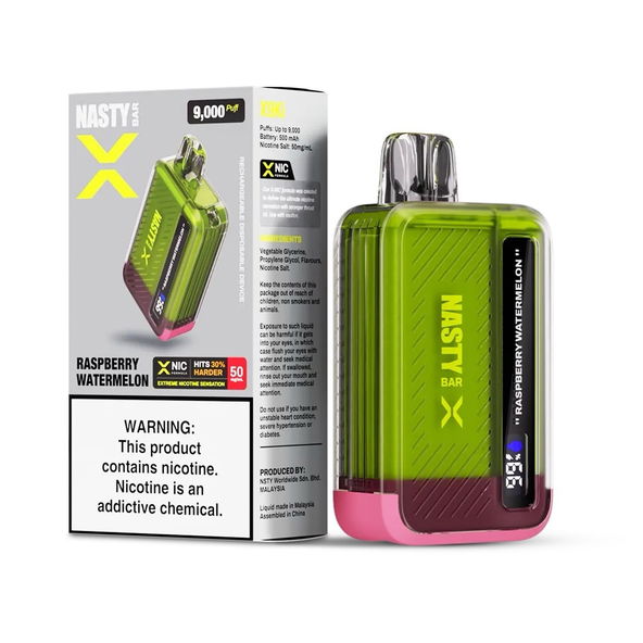 Nasty Bar 9K X Raspberry Watermelon - 5% Nicotine - Vape Outlet South Africa