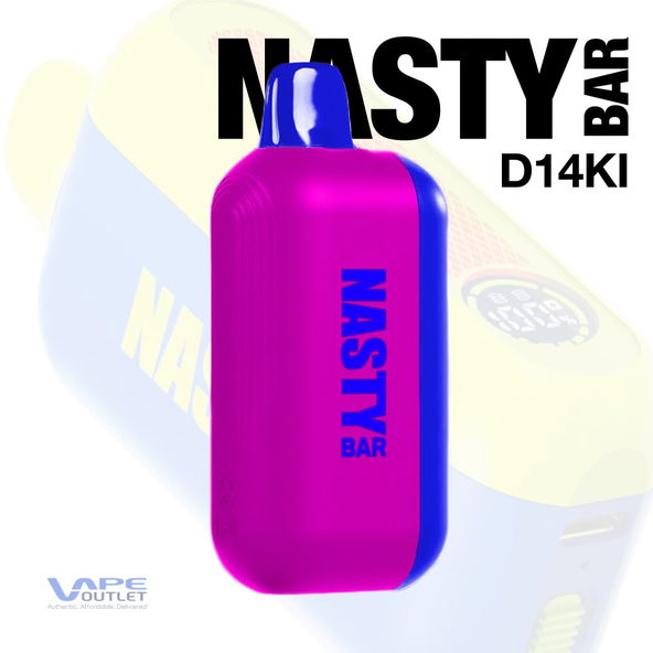 Nasty Bar D14Ki White Peach Raspberry - 5% Nicotine - Vape Outlet South Africa