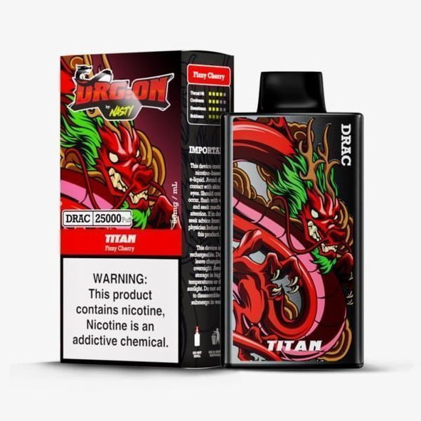 Nasty Bar Drgon 25K Fizzy Cherry - 5% Nicotine - Vape Outlet South Africa