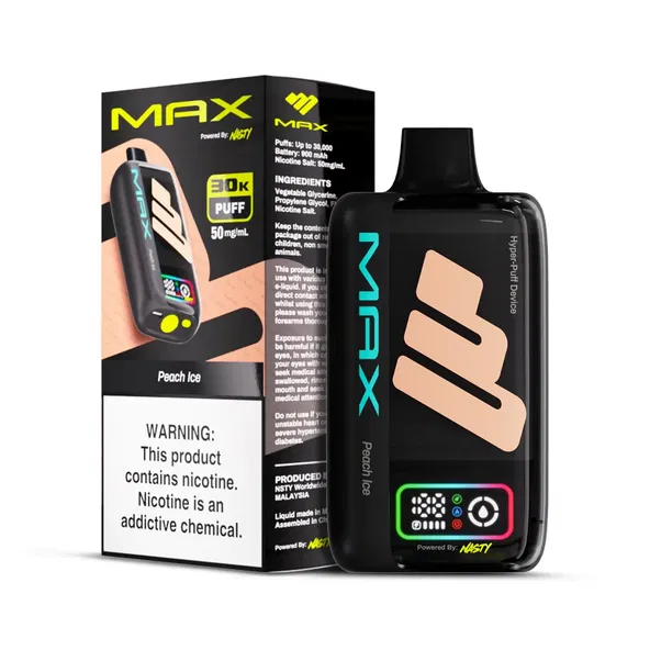 Nasty Bar Max 30K Peach Ice - 5% Nicotine - Vape Outlet South Africa
