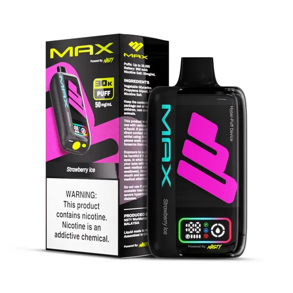Nasty Bar Max 30K Strawberry Ice - 5% Nicotine - Vape Outlet South Africa