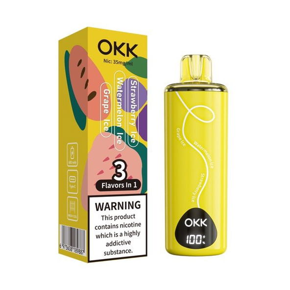 Okk Tripo Watermelon Ice - Grape Ice - Strawberry Ice - 3.5% Nicotine - Vape Outlet South Africa