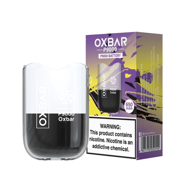 Oxbar P9000 Black & Clear - Battery - Vape Outlet South Africa