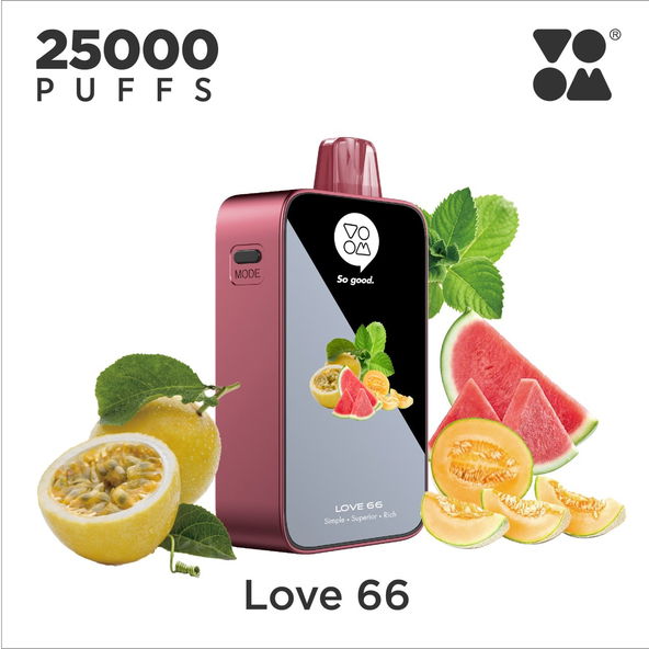 Voom Burst 25K Love 66 - 5% Nicotine - Vape Outlet South Africa