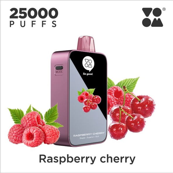 Voom Burst 25K Raspberry Cherry - 5% Nicotine - Vape Outlet South Africa