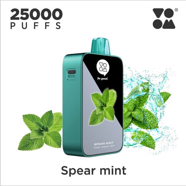Voom Burst 25K Spearmint - 5% Nicotine - Vape Outlet South Africa