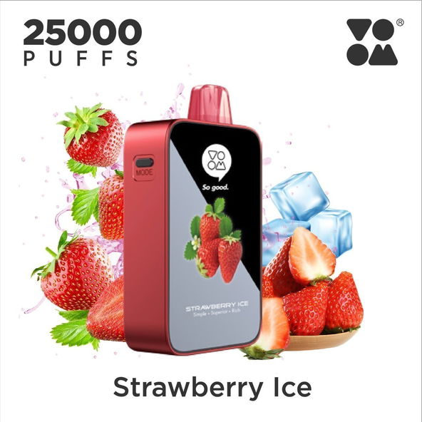 Voom Burst 25K Strawberry Ice - 5% Nicotine - Vape Outlet South Africa
