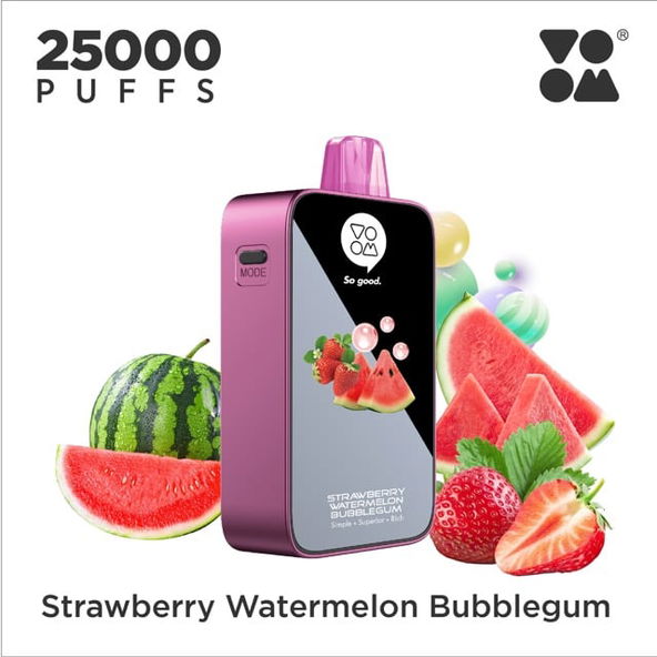 Voom Burst 25K Strawberry Watermelon Bubblegum - 5% Nicotine - Vape Outlet South Africa