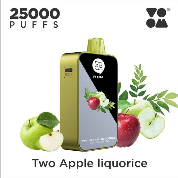 Voom Burst 25K Two Apple Liquorice - 5% Nicotine - Vape Outlet South Africa
