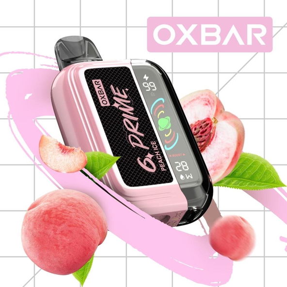 Oxbar G Prime 25K Peach Ice - 5% Nicotine - Vape Outlet South Africa